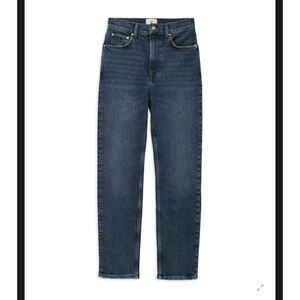 Anine Bing Samara Denim Jean in Mid Indigo color (29)